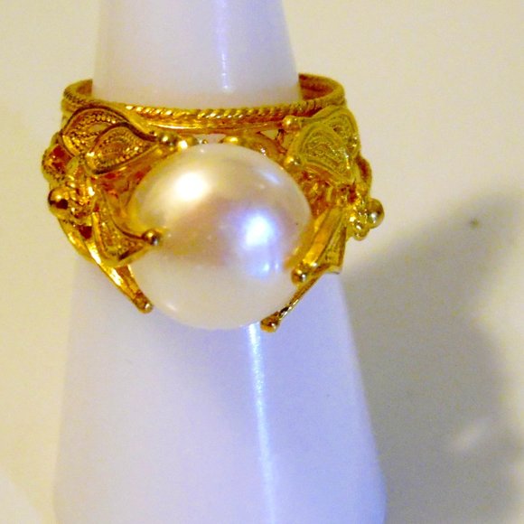 Ottoman Silver Collection Jewelry Ottoman Silver Goldtone Cultured